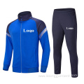 Low Moq Stripe Color Block Men Jogging Sweatsuits